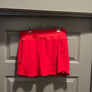 Outdoor Voices 3” Red Exercise Skort
